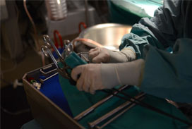 Photo of surgical instruments